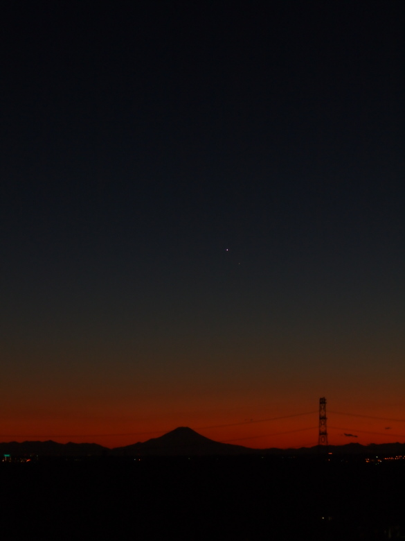 富士山と内惑星…